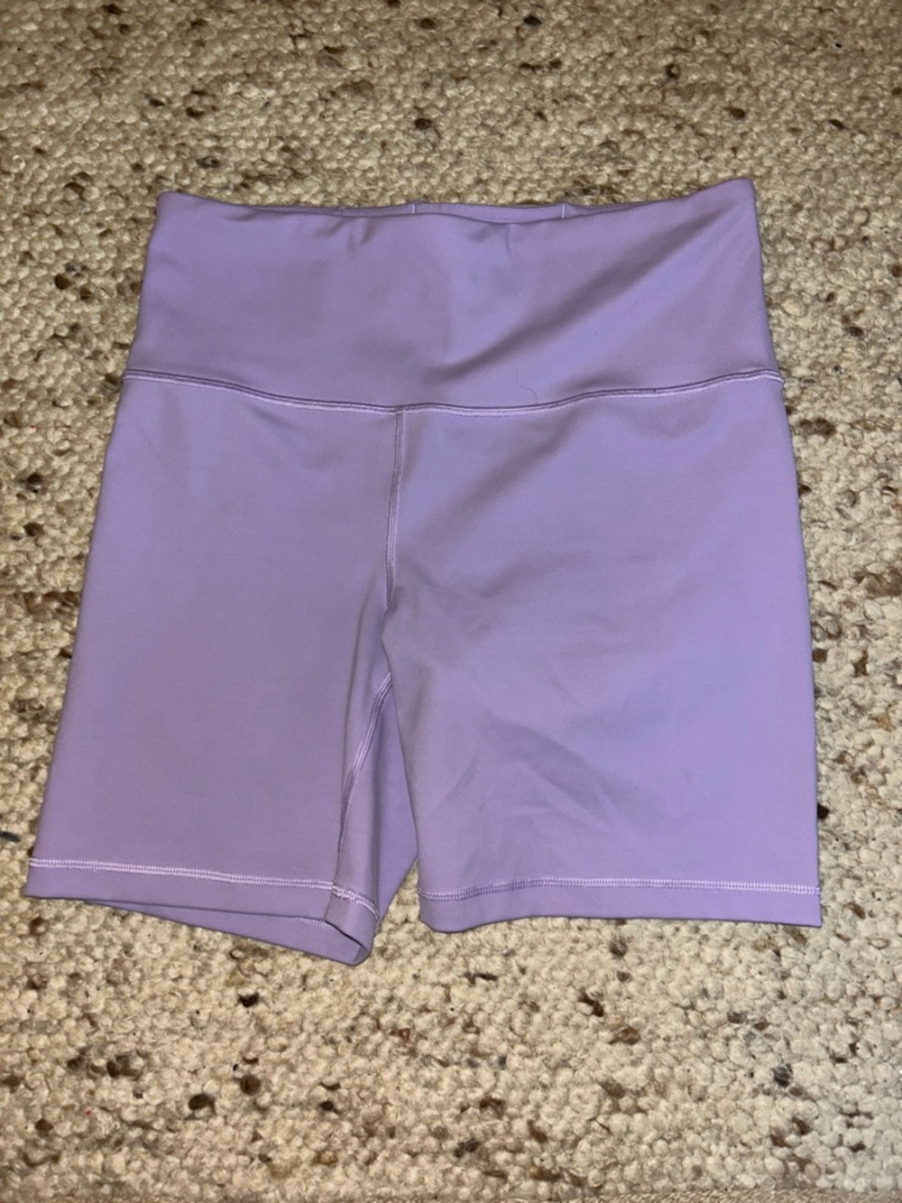 Athleta High-Rise Lavender Bike Shorts
